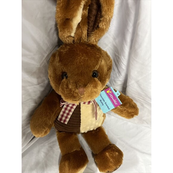 NWT Homerbest 15 Inch Brown Bunny‎ Chocolate Scented Rabbit Plush Stuffed Animal - Picture 2 of 10